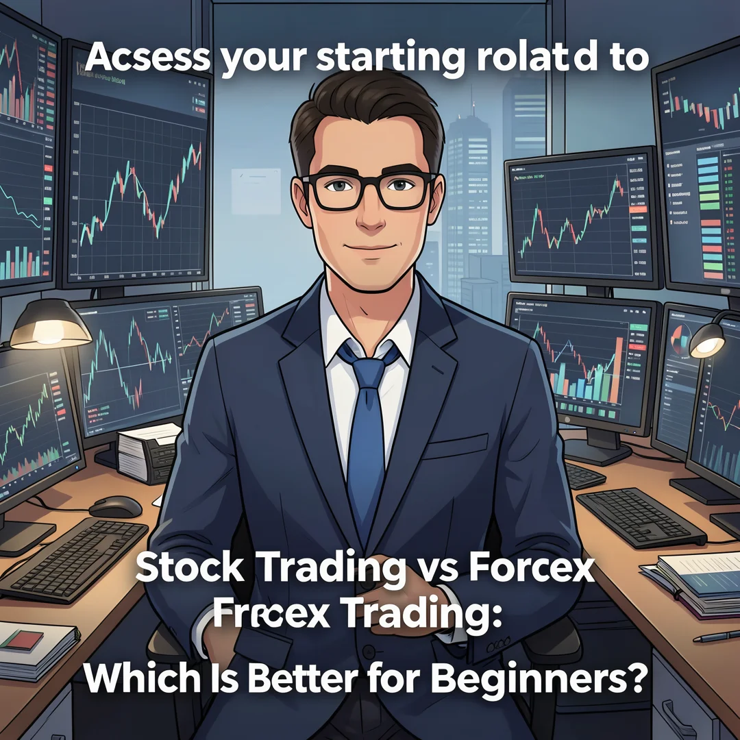 Step 2: Illustration for step: Assess your starting point related to Stock Trading vs Forex Trading: Which I