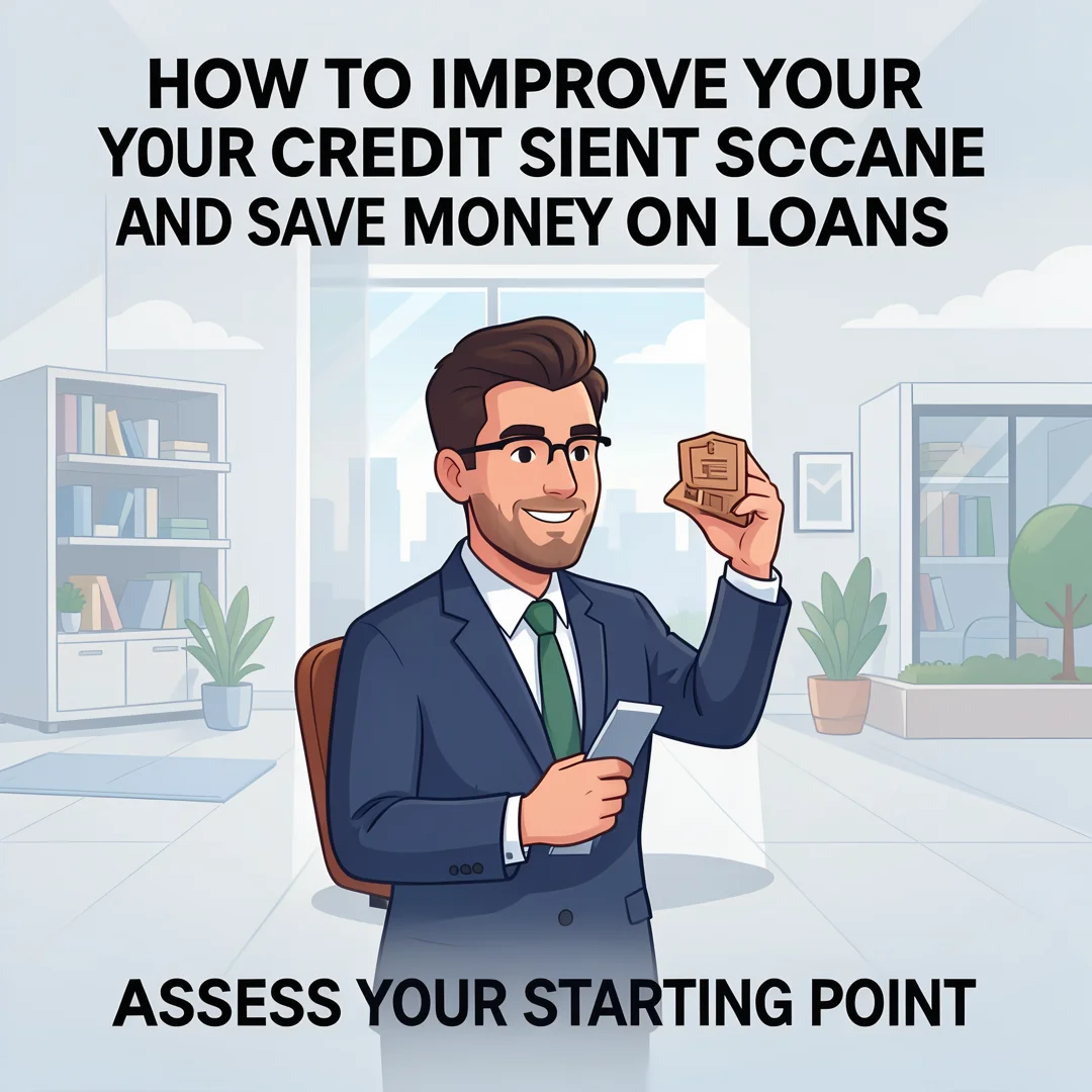 Step 2: Illustration for step: Assess your starting point related to How to Improve Your Credit Score and Sa