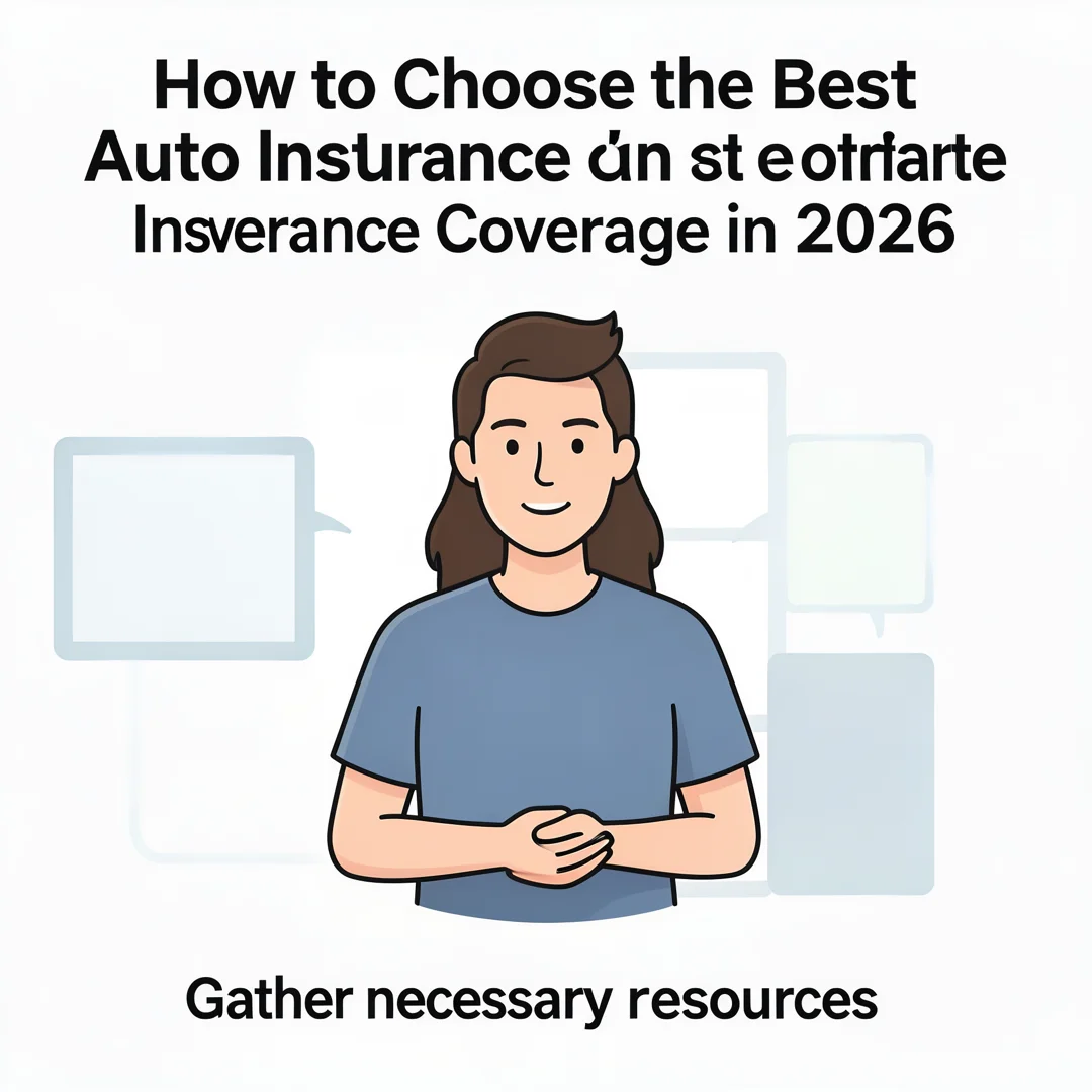 Step 4: Illustration for step: Gather necessary resources related to How to Choose the Best Auto Insurance C