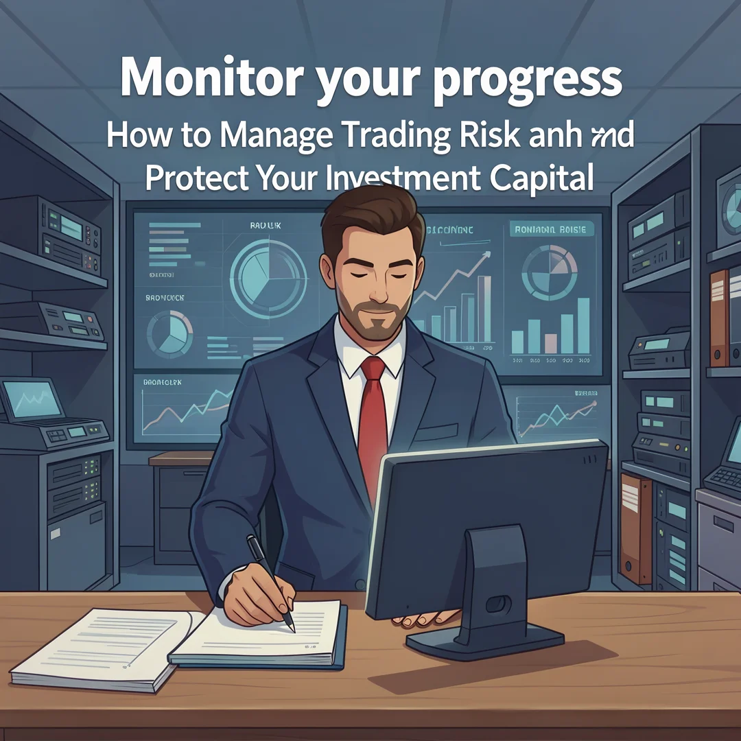 Step 6: Illustration for step: Monitor your progress related to How to Manage Trading Risk and Protect Your