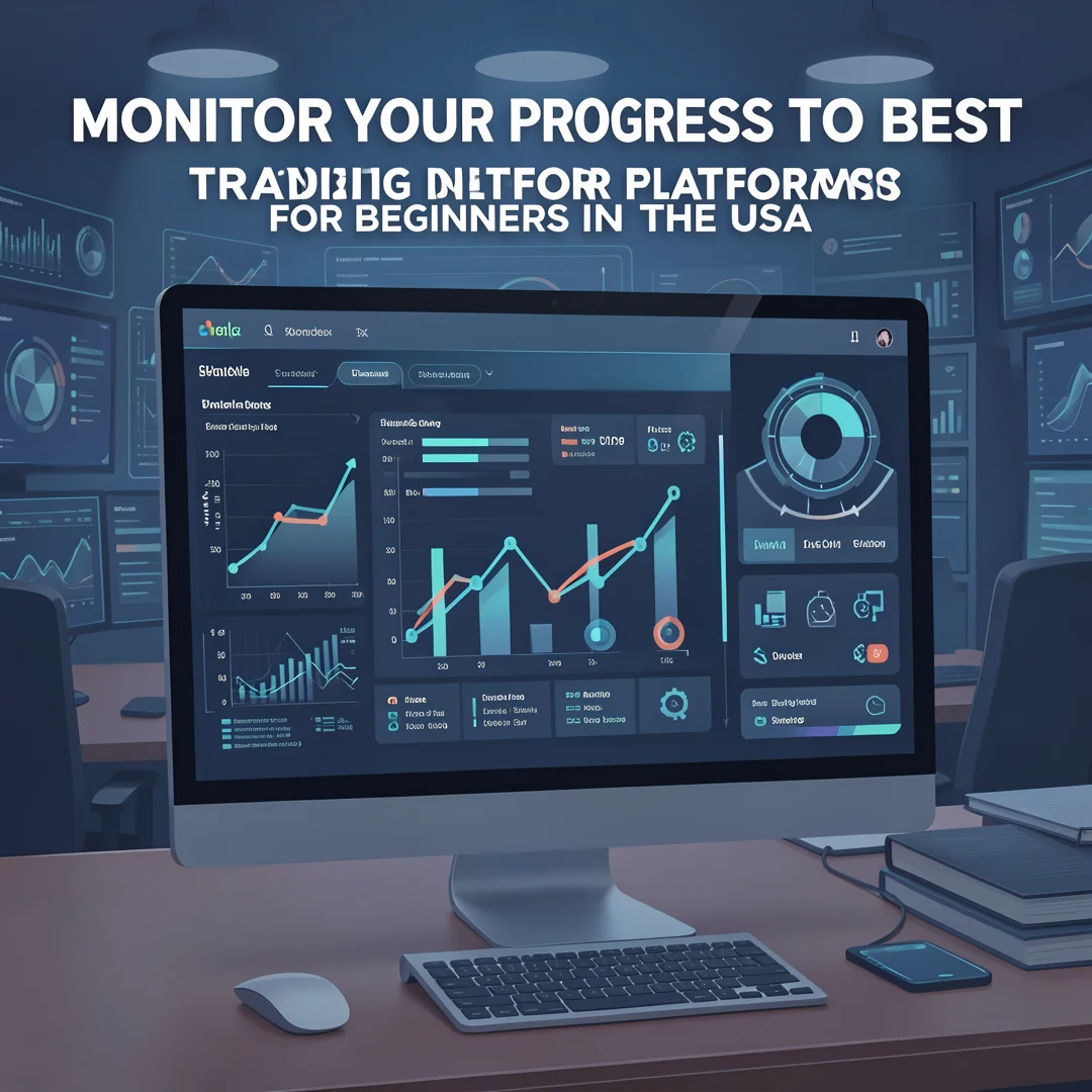 Step 6: Illustration for step: Monitor your progress related to Best Trading Platforms for Beginners in the 