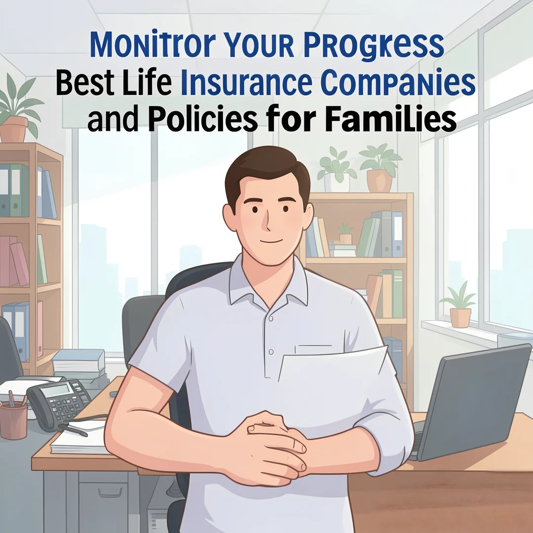 Step 6: Illustration for step: Monitor your progress related to Best Life Insurance Companies and Policies f