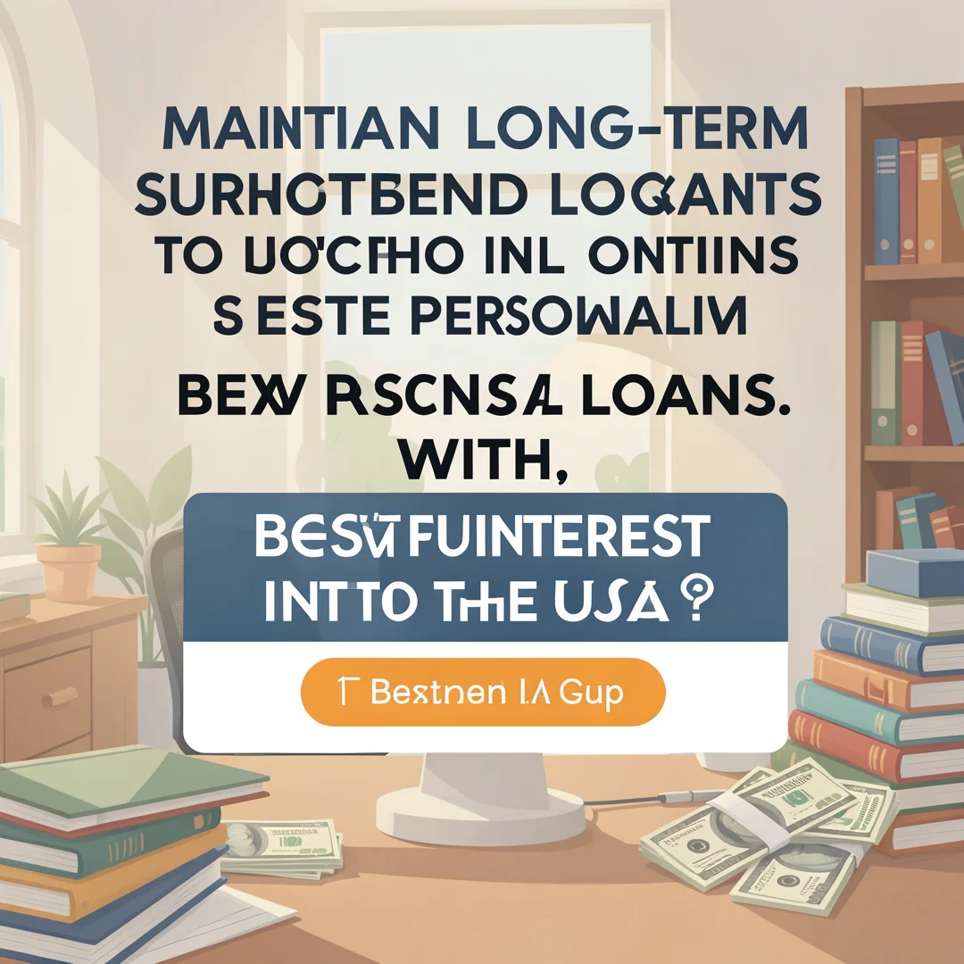 Step 8: Illustration for step: Maintain long-term success related to Best Personal Loans With Low Interest R
